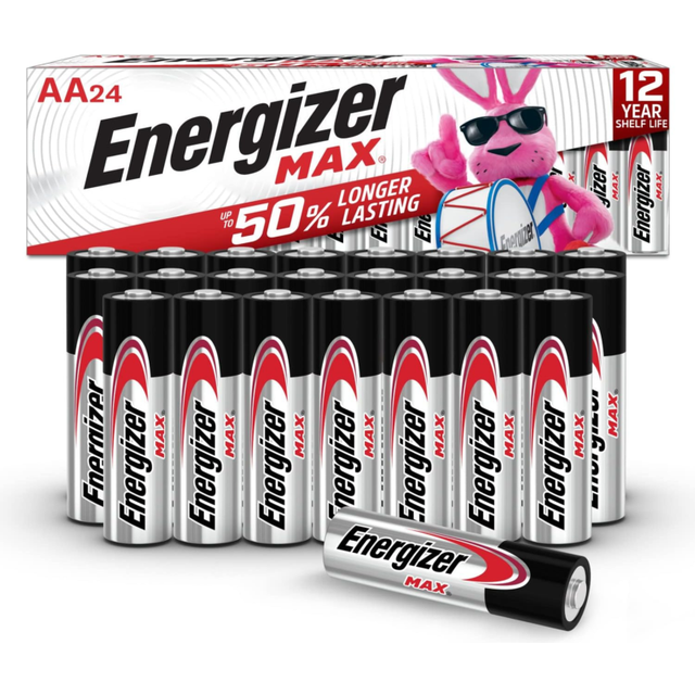 Energizer Classic Family Pack of AA Batteries 24 Pieces