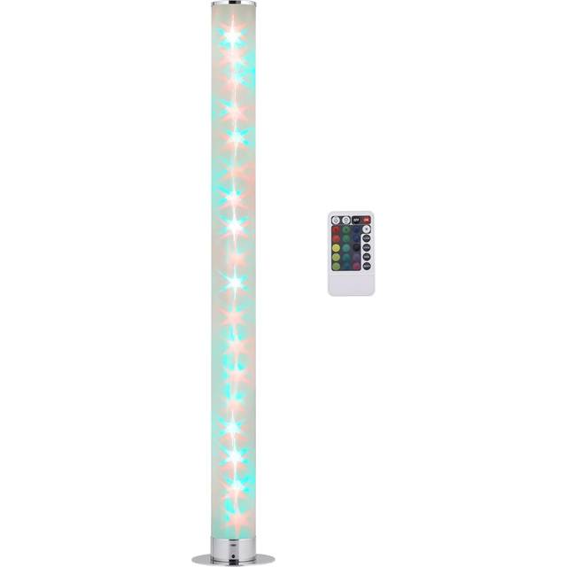 HOMCOM RGB Floor Lamps LED Corner Lamp with Remote Control Mood Lighting, none