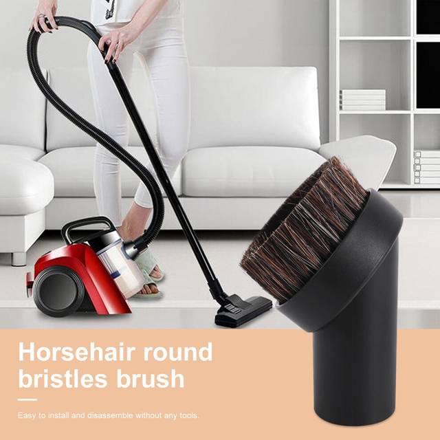 3 Pieces Vacuum Cleaner Attachment Soft Horsehair Bristle Dusting Brush Vacuum Replacement,Cleaning Tools,Inner Dia 32mm