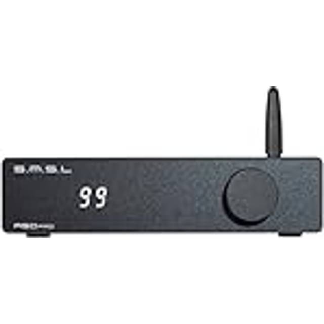 S.M.S.L A50Pro-förstärkare, LPF och HPF, 2.1-kanals ljudförstärkare, 100 W basutgångseffekt, HiFi Bluetooth 5.0 stereoljudsförstärkare, stöder HDMI (ARC), passiv subwoofer, MA12070P x 2 chip