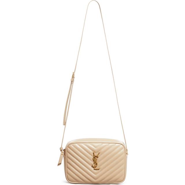 LOU CAMERA BAG IN QUILTED LEATHER - Saint Laurent - Woman - Nude & Neutrals (OS)