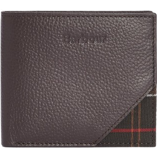 Barbour Tabert Leather Wallet, Chocolate