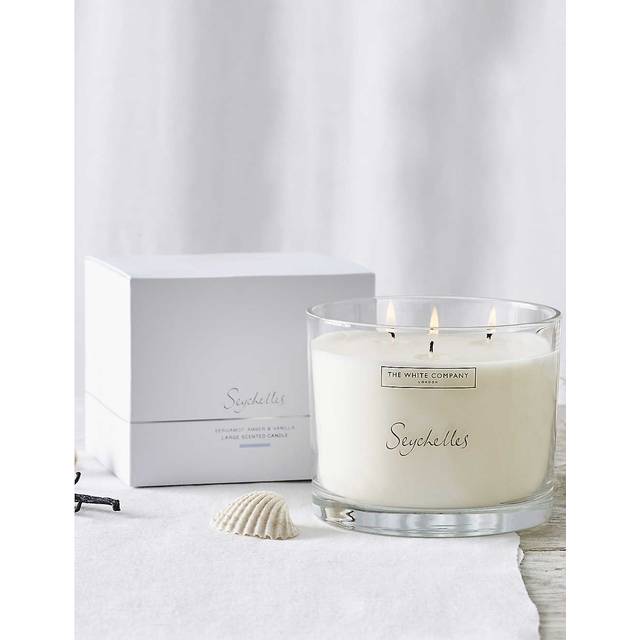 The White Company Seychelles 3 Wick Scented Candle, 770g