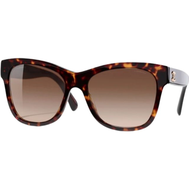 CHANEL square Sunglasses C714S5 Brown
