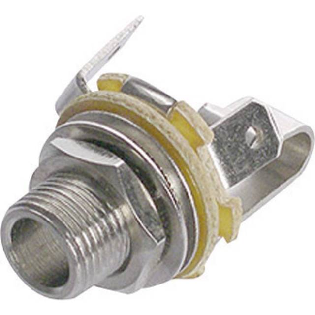 Rean AV NYS 229 Hörlursuttag 6.35 mm Hona inbyggd vertikal Antal poler: 2 Mono Silver 1 st