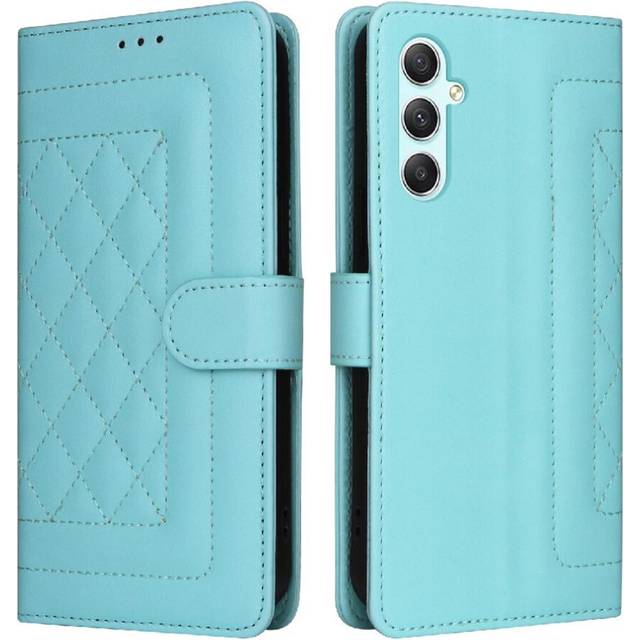 (Green) Flip Case for Samsung Galaxy A34 5g Leather Case Flip Cover Wallet Shockproof Simple Business