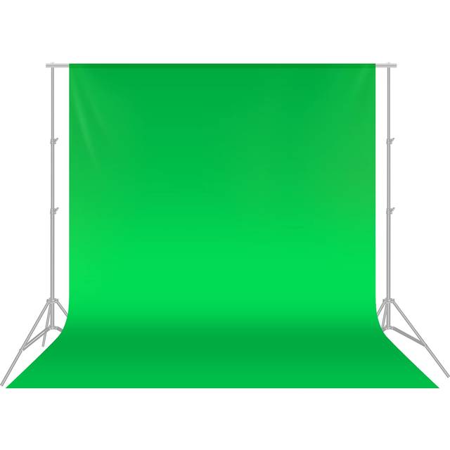 Neewer 3 x 6 meter (10 x 20 fot) Pro fotostudio 100 ren muslin hopfällbar bakgrund för fotografering, video och tv (endast bakgrund) - grön