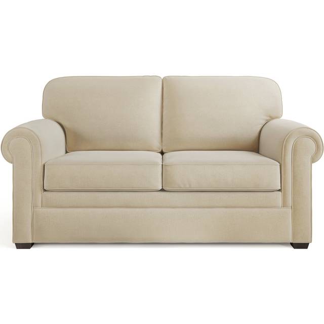 Jay-Be Heritage Sofa Bed With E-pocket™ Mattress - Two Seater - Brushed Twill Linen***, Cream
