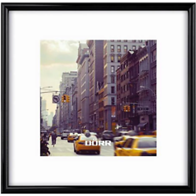 York square black 5x5 photo frame