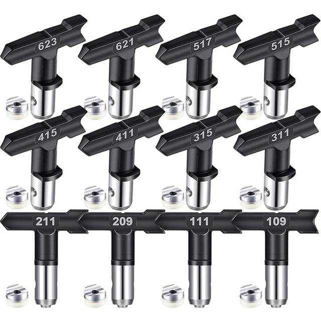 12Pcs Spray Tips Airless Paint Sprayer Tip Airless Nozzles Tip Paint for Airless Spraying Machine Paint Accessories