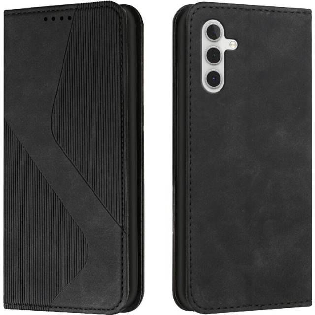 (Black) Case for Samsung Galaxy A34 5g Wallet Kickstand Magnetic Pu Leather Folio Flip Card Slots Holder