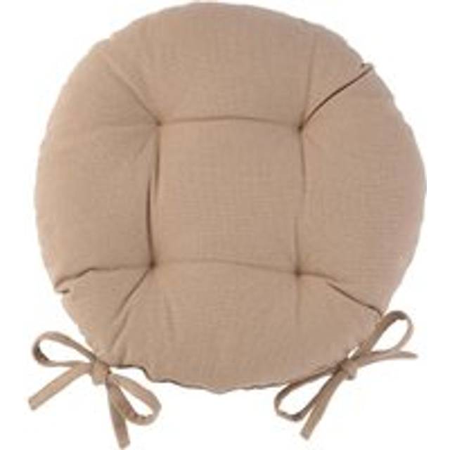 40cm Round Seat Cushion - Beige