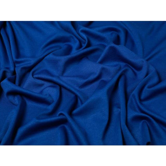 Minerva Core Range Soft Ponte Roma Double Stretch Knit Fabric Mid Blue