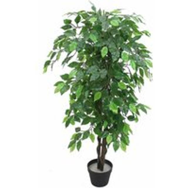 Leaf Artificial Ficus Tree Plant 120Cm Ficus 120Cm Plants, Green