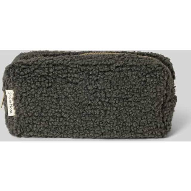 Nappy, Wipes & Essentials Mama Pouch (Dark Grey Teddy)