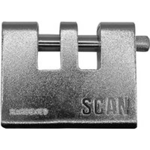 Scan - ZA112-90 Armoured Twin Slot Shutter Padlock 90mm scaplchain