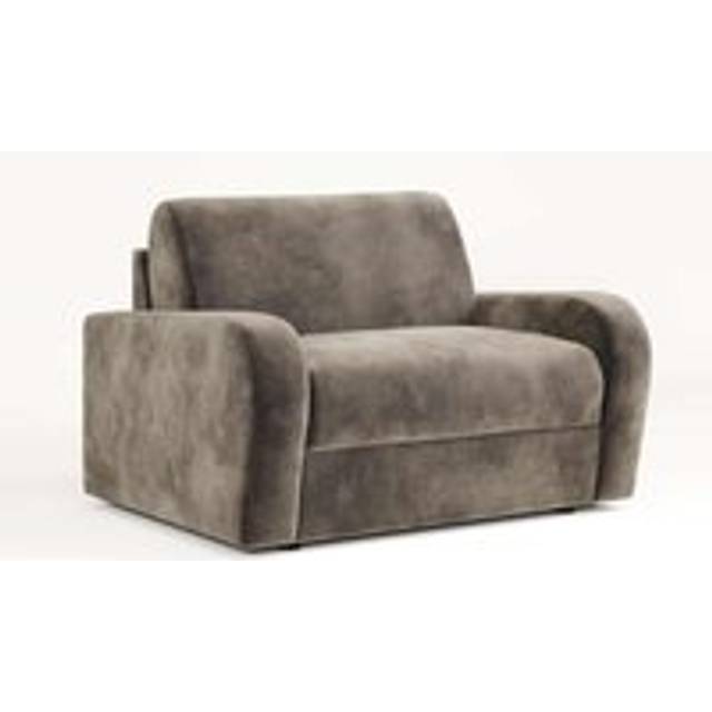 Jay-Be Deco Snuggler Sofa Bed With E-sprung™ Mattress - Luxe Velvet Mink, Brown
