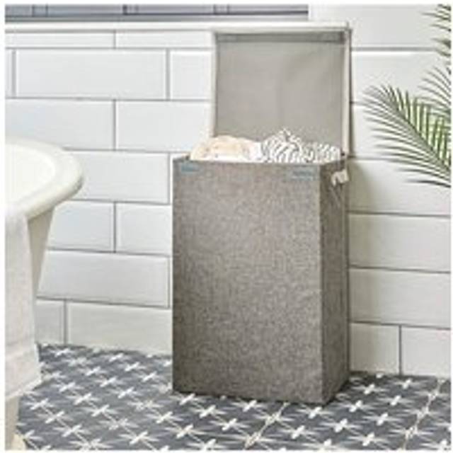 Minky Large Laundry Bin - Grey