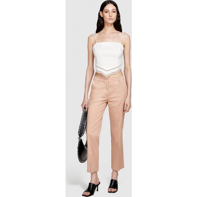 SISLEY Cotton Slim Fit Trousers