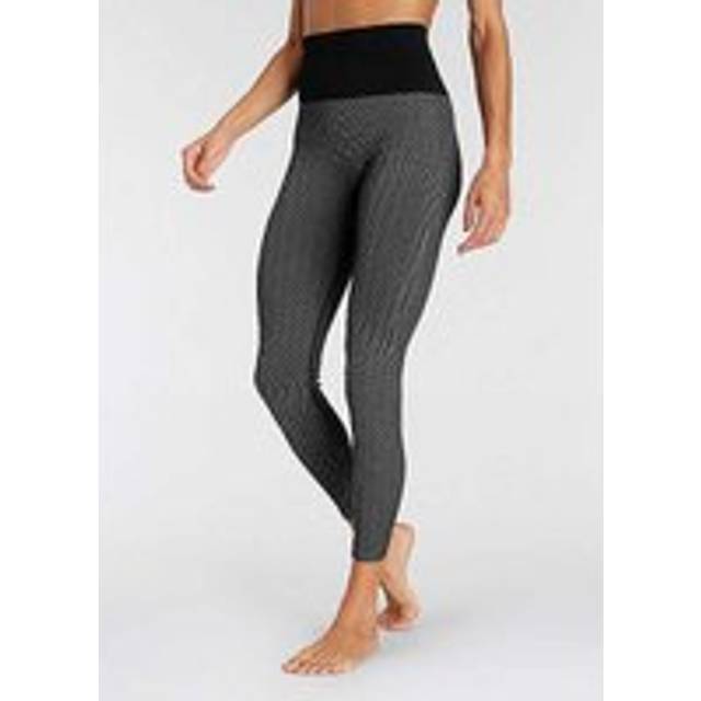 Vivance Active Wide Elasticated Waistband Leggings - Black