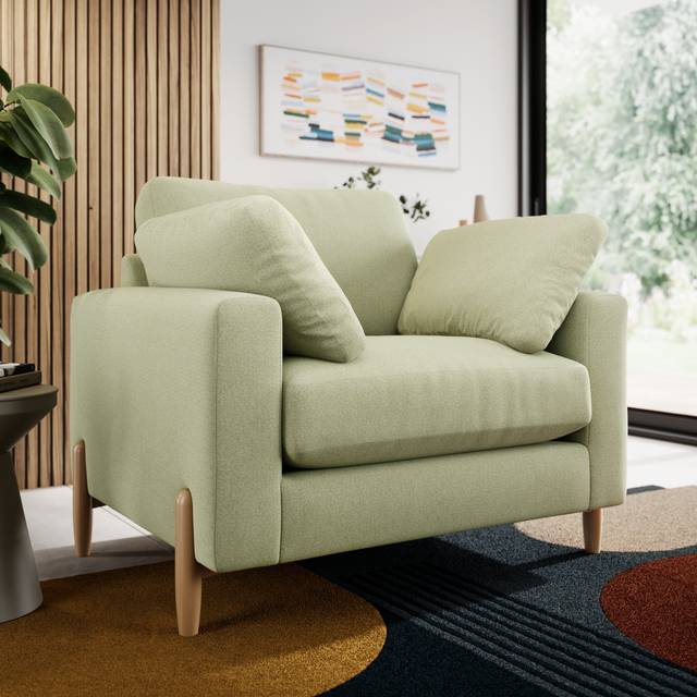 Apollo Multiweave Snuggle Sofa - Multiweave Soft Green