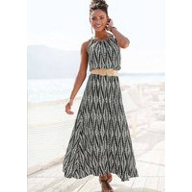 LASCANA Strappy Maxi Summer Dress - Gold
