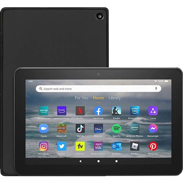 Soft-cover for amazon kindle fire 7 2022 12 generation case cover pouch silicone