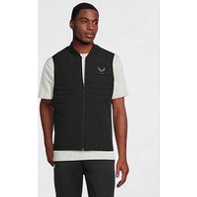 Castore Mens Apex Hybrid Quilted Gilet Size: Small, Colour: Black