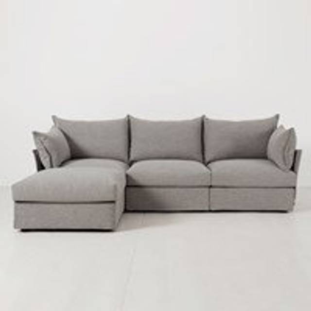 Swyft Sofa in a Box Model 06 Modular Linen 3 Seater Sofa with Chaise