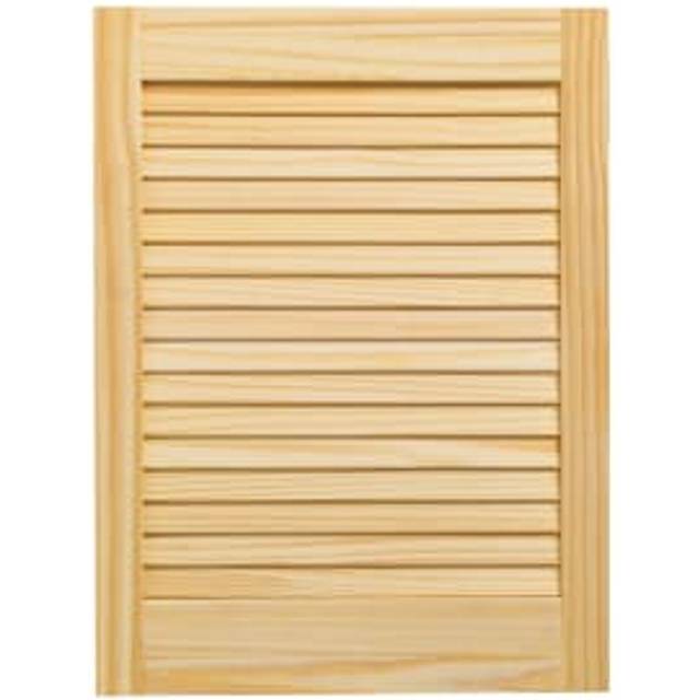 Wickes Pine Closed Internal Louvre Door - 610 x 457mm - Natural