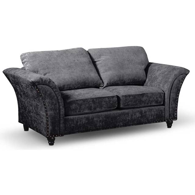 Canterbury Grey Fabric 2 Seater Sofa