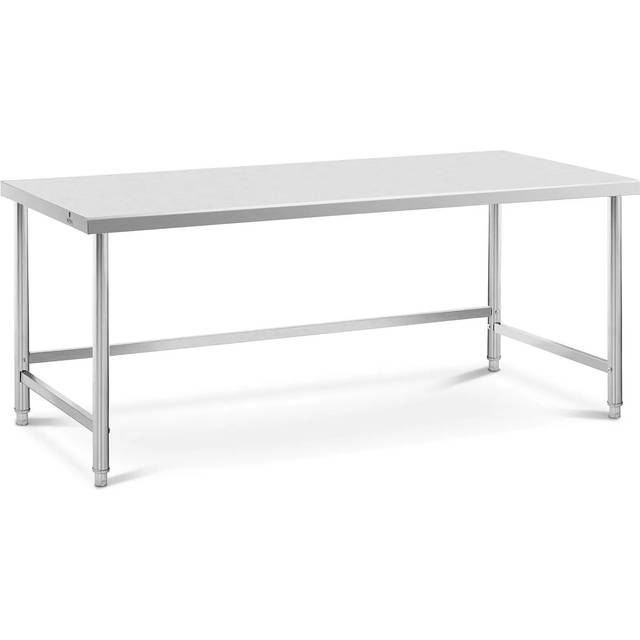 Gastro Stainless Steel Work Table Cutting Table 200 x 90 cm 100 kg