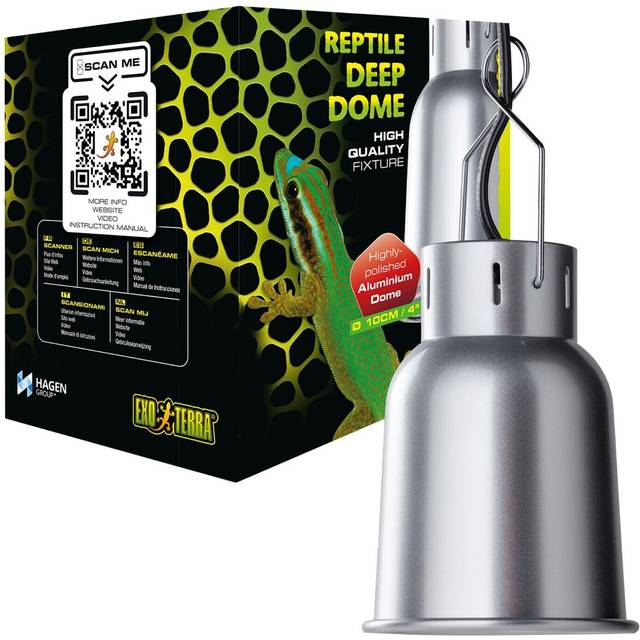 Exo Terra Reptile Deep Dome Nano Fixture
