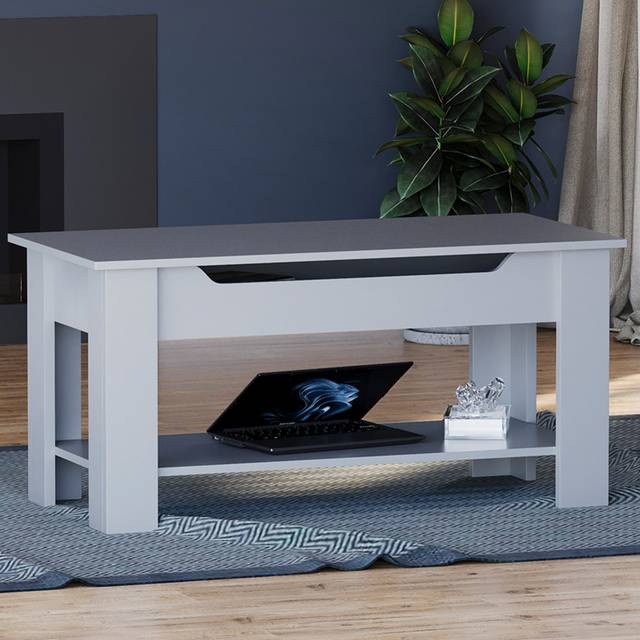 Vida Designs Grey Lift Up Coffee Table