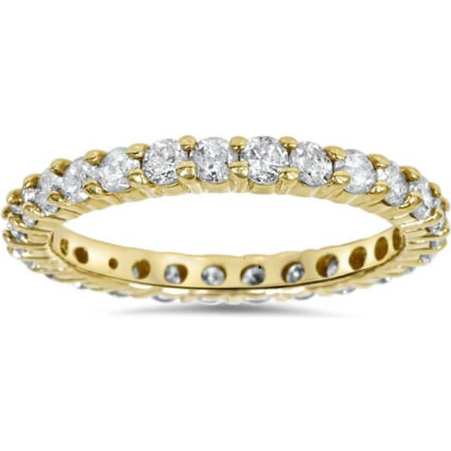 1/2ct Stackable Diamond Eternity Ring 14k Yellow Gold