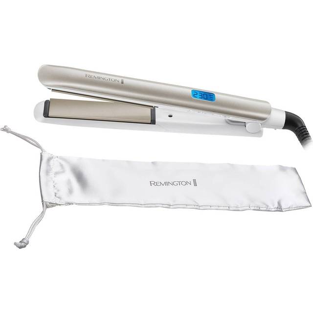 REMINGTON HYDRAluxe S8901 Hair Straightener - White, White