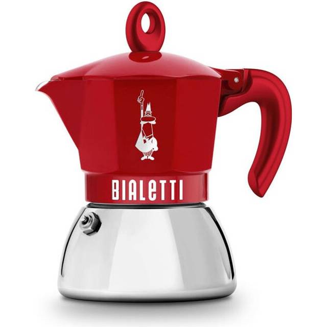 Bialetti - Exclusive mokabryggare 4-koppar 15 cl induktion röd