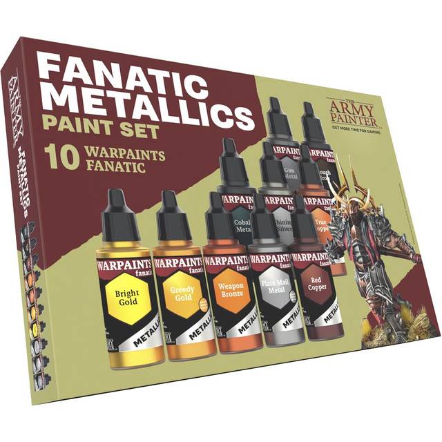 The Army Painter Warpaints Fanatic: Metallics Set (10x 18ml Acrylics) WP8069P