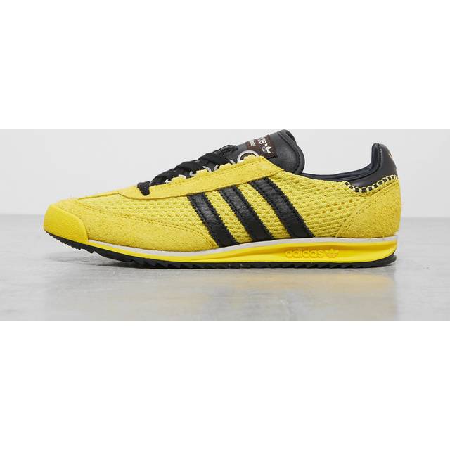 adidas x Wales Bonner SL76 Suede Leather and Crochet Trainers - UK 3 - Yellow
