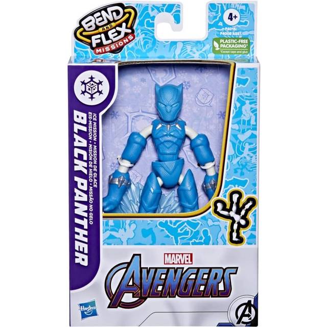 Marvel Avengers Bend & Flex Ice Mission Black Panther Action Figure