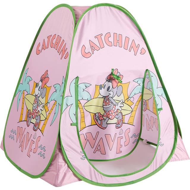 "Idea Nuova Disney Minnie Mouse Collapsible Pop Up Indoor Outdoor Play Tent with UV Protection for Toddlers and Kids  28"""""""" W x 28"""""""" L x 30"""""""""