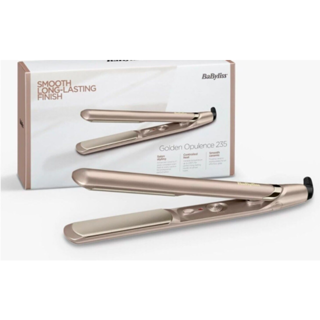 BaByliss 2571U Golden Opulence Hair Straightener Advanced Ceramic Heating Plates