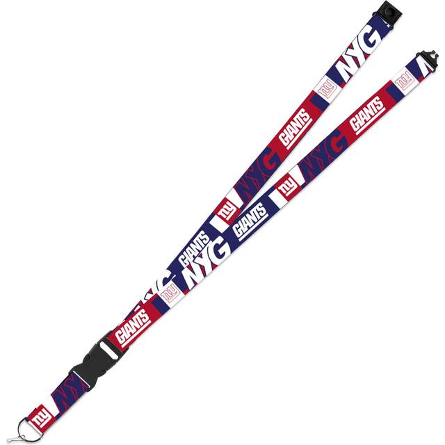 "Rico Industries NFL Football New York Giants 19"""""""" x 1"""""""" Premium Unisex-Adult Safety Breakaway Lanyard - Flash"