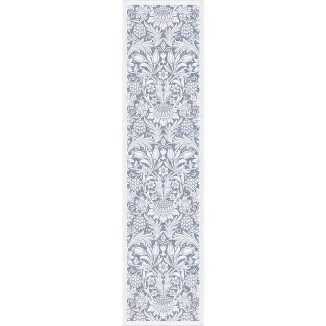 Ekelund Linneväveri Sunflower table runner 35x140 cm Blue