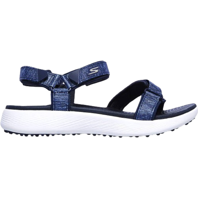 Skechers Womens 600 Spikeless Golf Sandals Shoe, Black, 8 B (M)