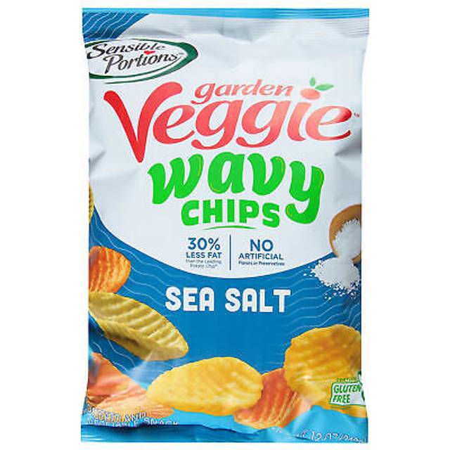 Sensible Portions Garden Veggie Wavy Chips Sea Salt 12 oz
