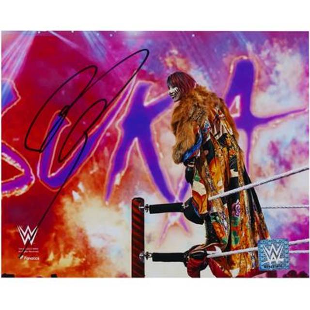 Asuka WWE Autographed 8" x 10" In Ring Standing On Ropes Photograph