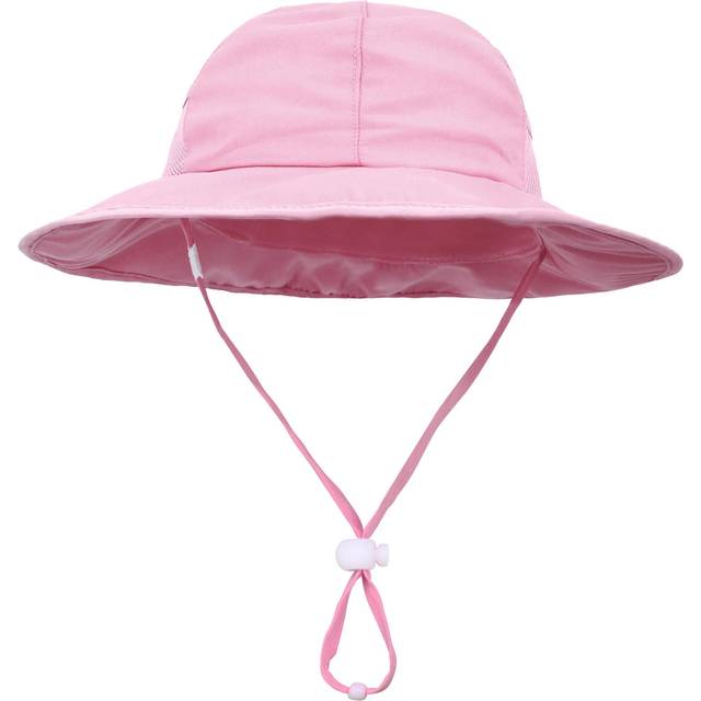 SimpliKids Pink Baby Sun Hat Kids Sun Hats with uv Protection for Girls Toddler Sun Hat Girl Sun Hat for Beach Swim Travel Pink 2-6 Years