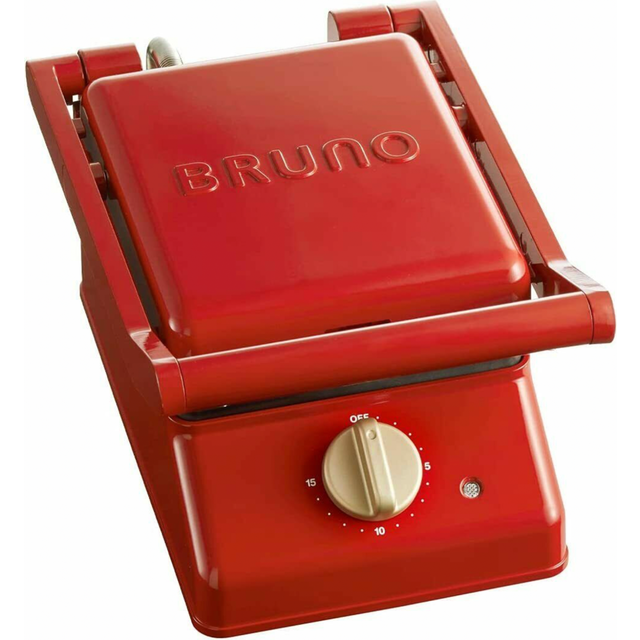 BRUNO Bruno Grill Sand Single Hot Sand Grills to the with removable Greige Bruno Maker, Maker, Stylish, Electric, ears, Breakfast, Bread, Bread,