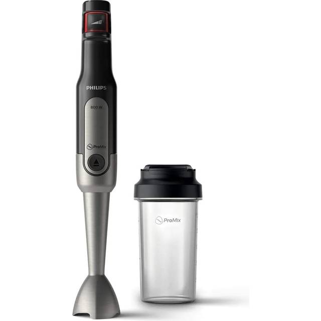 Philips Hand Blender - 800W, med Splash Control, ProMix & SpeedTouch, Vit (HR2650/90)